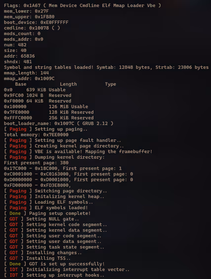 Booting the operating system